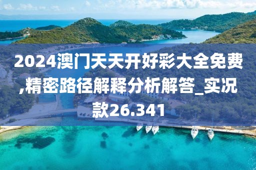 2024澳门天天开好彩大全免费,精密路径解释分析解答_实况款26.341