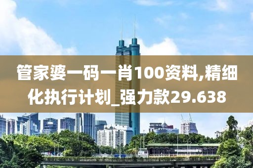 管家婆一码一肖100资料,精细化执行计划_强力款29.638