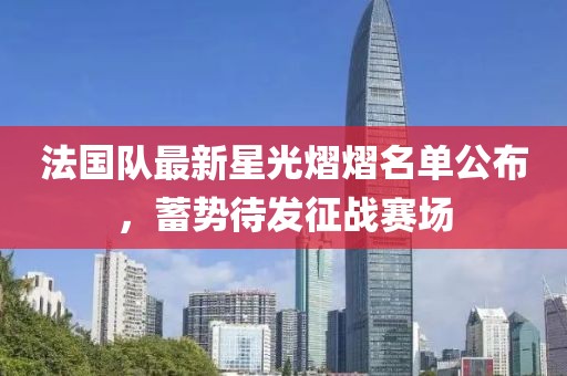 法国队最新星光熠熠名单公布，蓄势待发征战赛场