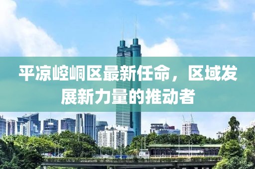 平凉崆峒区最新任命，区域发展新力量的推动者
