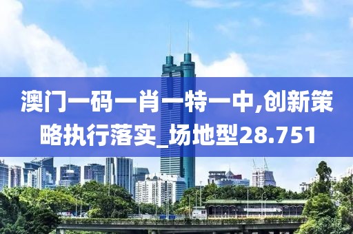 澳门一码一肖一特一中,创新策略执行落实_场地型28.751