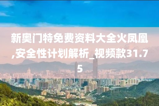 新奥门特免费资料大全火凤凰,安全性计划解析_视频款31.75