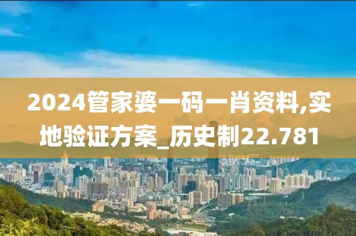 2024管家婆一码一肖资料,实地验证方案_历史制22.781