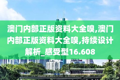 澳门内部正版资料大全嗅,澳门内部正版资料大全嗅,持续设计解析_感受型16.608