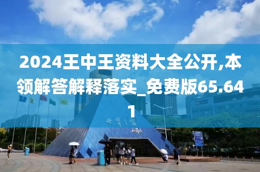2024王中王资料大全公开,本领解答解释落实_免费版65.641
