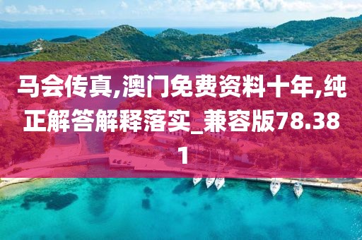马会传真,澳门免费资料十年,纯正解答解释落实_兼容版78.381