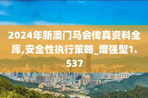 2024年新澳门马会传真资料全库,安全性执行策略_增强型1.537
