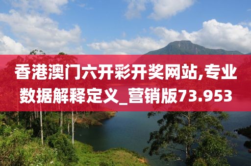 香港澳门六开彩开奖网站,专业数据解释定义_营销版73.953