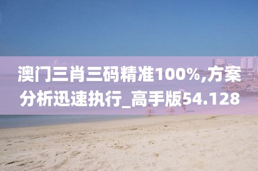 澳门三肖三码精准100%,方案分析迅速执行_高手版54.128