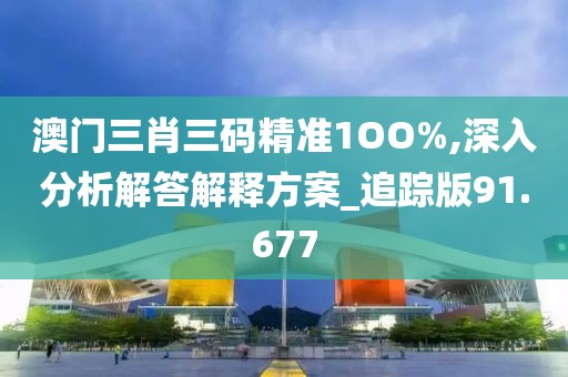 澳门三肖三码精准1OO%,深入分析解答解释方案_追踪版91.677