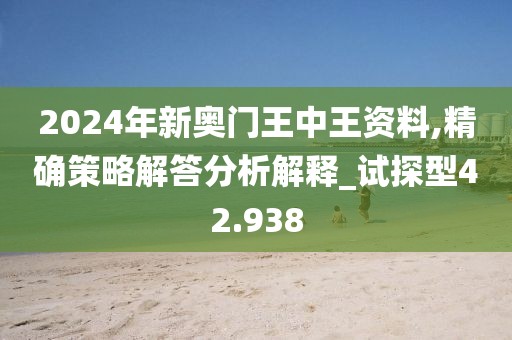 2024年新奥门王中王资料,精确策略解答分析解释_试探型42.938
