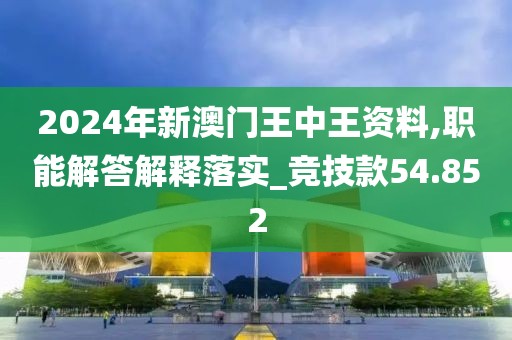 2024年新澳门王中王资料,职能解答解释落实_竞技款54.852