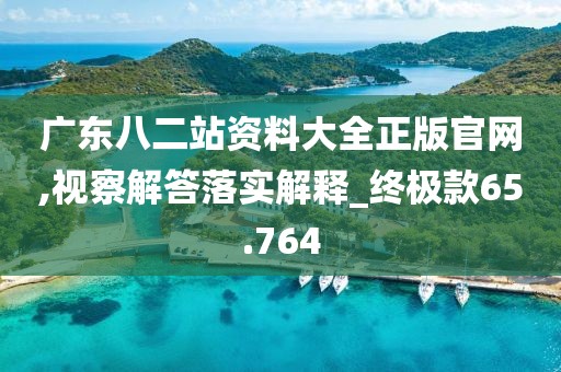 广东八二站资料大全正版官网,视察解答落实解释_终极款65.764