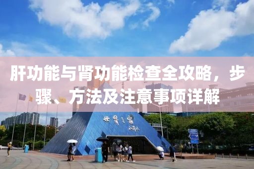 肝功能与肾功能检查全攻略，步骤、方法及注意事项详解