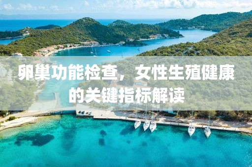卵巢功能检查，女性生殖健康的关键指标解读