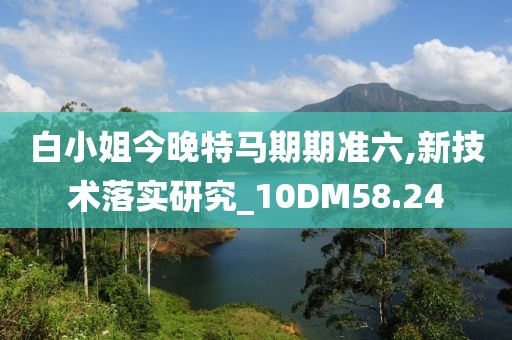 白小姐今晚特马期期准六,新技术落实研究_10DM58.24