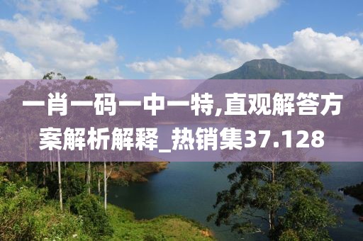 一肖一码一中一特,直观解答方案解析解释_热销集37.128