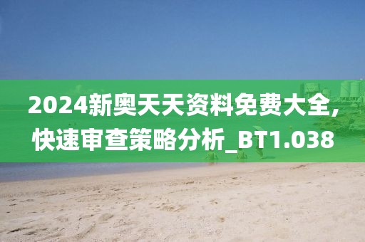 2024新奥天天资料免费大全,快速审查策略分析_BT1.038