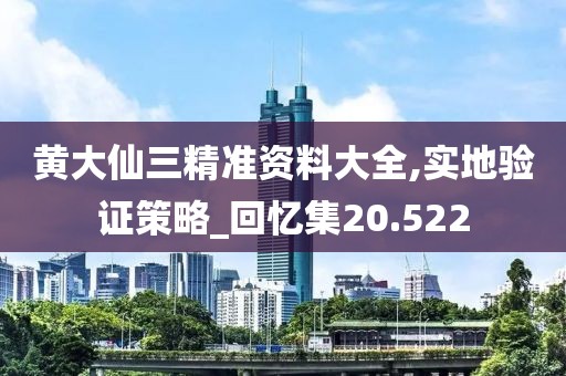 黄大仙三精准资料大全,实地验证策略_回忆集20.522