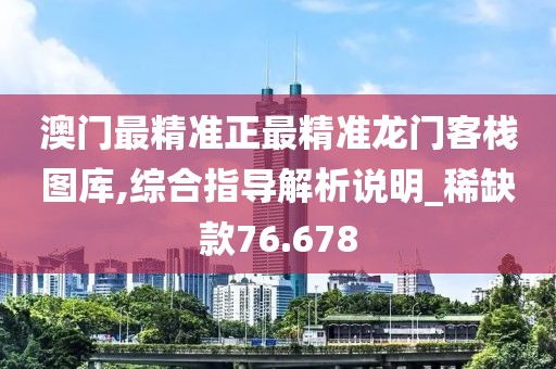 澳门最精准正最精准龙门客栈图库,综合指导解析说明_稀缺款76.678