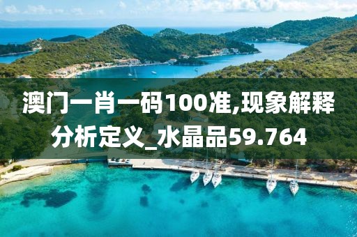 澳门一肖一码100准,现象解释分析定义_水晶品59.764