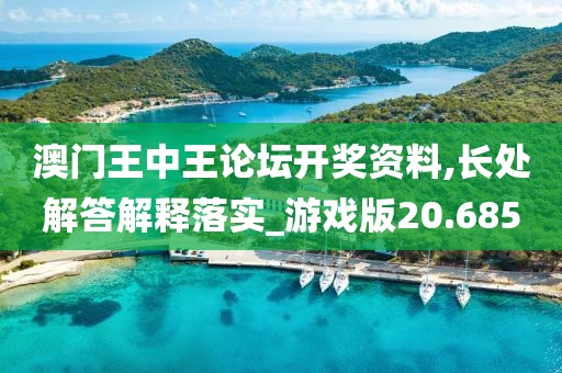 澳门王中王论坛开奖资料,长处解答解释落实_游戏版20.685