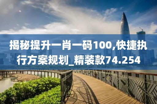 揭秘提升一肖一码100,快捷执行方案规划_精装款74.254