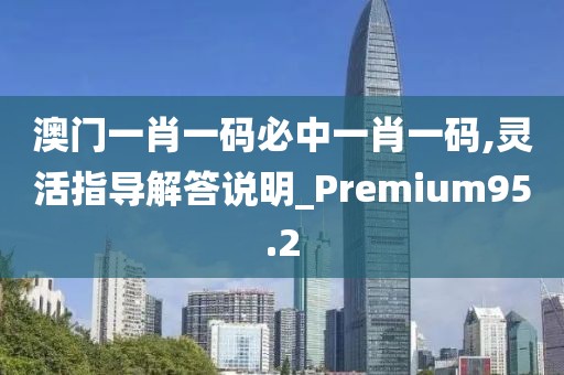 澳门一肖一码必中一肖一码,灵活指导解答说明_Premium95.2