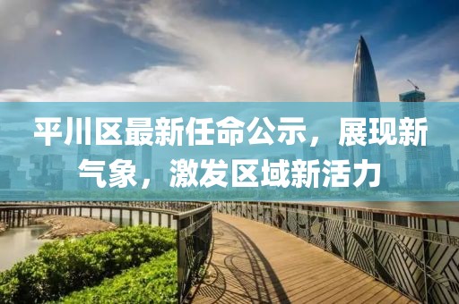 平川区最新任命公示，展现新气象，激发区域新活力