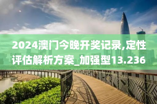 2024澳门今晚开奖记录,定性评估解析方案_加强型13.236