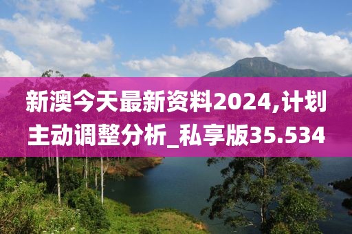 新澳今天最新资料2024,计划主动调整分析_私享版35.534