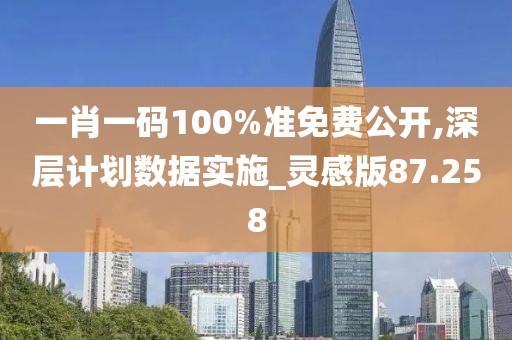 一肖一码100%准免费公开,深层计划数据实施_灵感版87.258