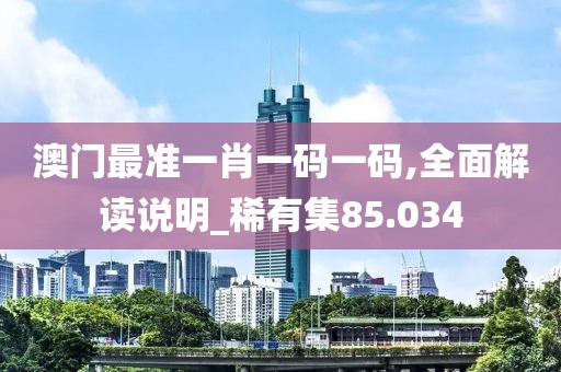 澳门最准一肖一码一码,全面解读说明_稀有集85.034