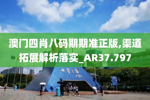 澳门四肖八码期期准正版,渠道拓展解析落实_AR37.797