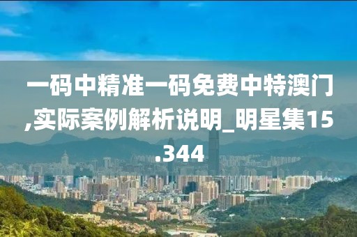 一码中精准一码免费中特澳门,实际案例解析说明_明星集15.344