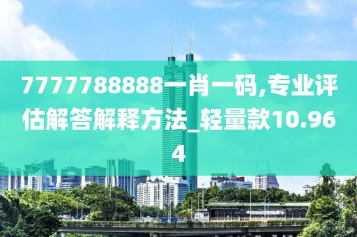 7777788888一肖一码,专业评估解答解释方法_轻量款10.964