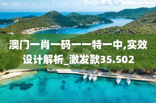 澳门一肖一码一一特一中,实效设计解析_激发款35.502