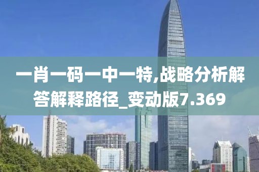 一肖一码一中一特,战略分析解答解释路径_变动版7.369