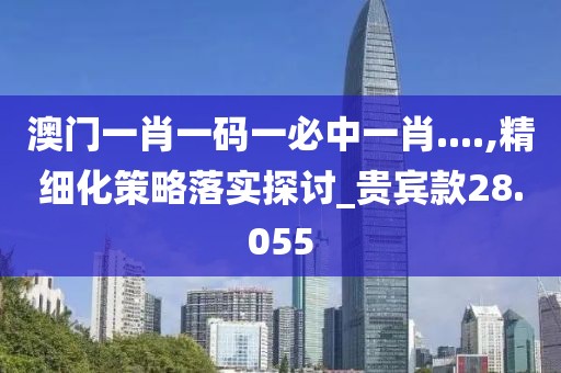 澳门一肖一码一必中一肖....,精细化策略落实探讨_贵宾款28.055