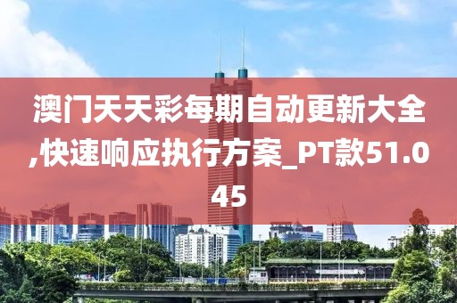 澳门天天彩每期自动更新大全,快速响应执行方案_PT款51.045