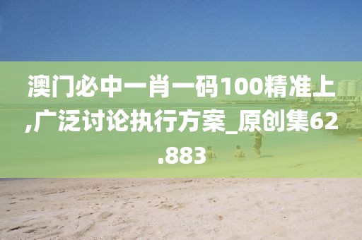 澳门必中一肖一码100精准上,广泛讨论执行方案_原创集62.883