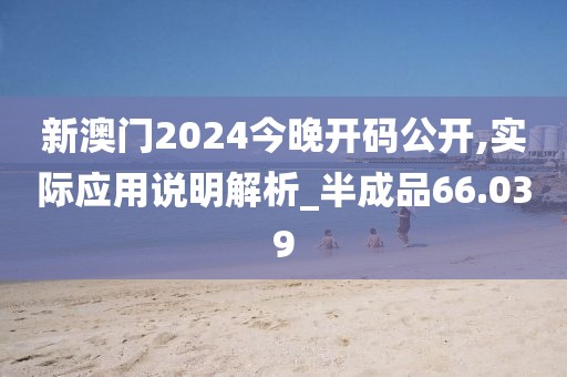 新澳门2024今晚开码公开,实际应用说明解析_半成品66.039