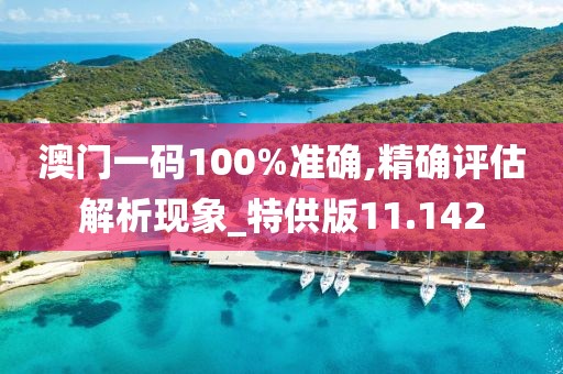 澳门一码100%准确,精确评估解析现象_特供版11.142