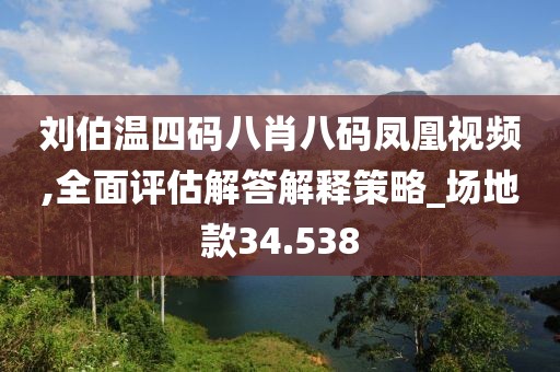 刘伯温四码八肖八码凤凰视频,全面评估解答解释策略_场地款34.538