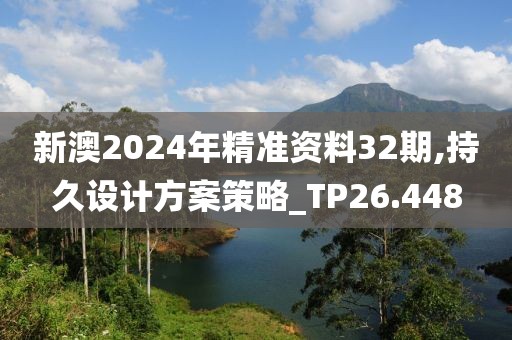 新澳2024年精准资料32期,持久设计方案策略_TP26.448