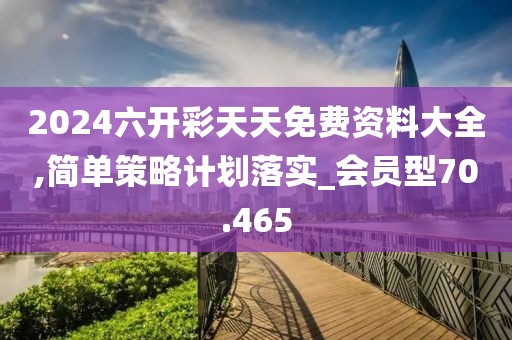 2024六开彩天天免费资料大全,简单策略计划落实_会员型70.465