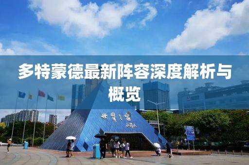 多特蒙德最新阵容深度解析与概览