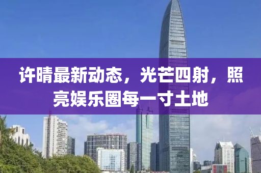 许晴最新动态，光芒四射，照亮娱乐圈每一寸土地