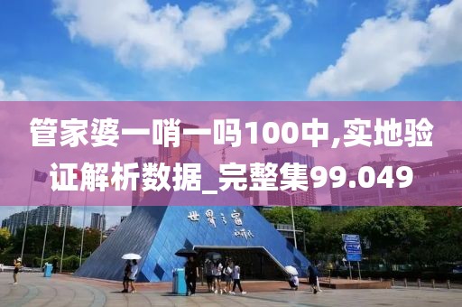 管家婆一哨一吗100中,实地验证解析数据_完整集99.049