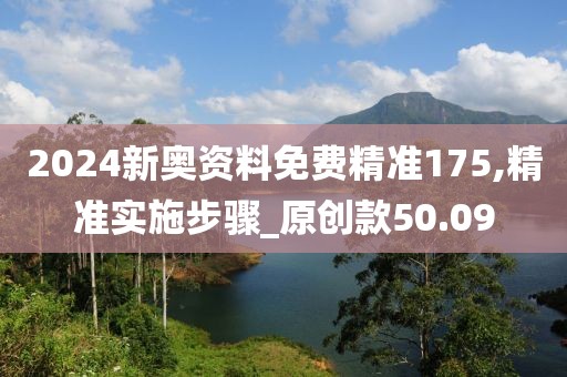 2024新奥资料免费精准175,精准实施步骤_原创款50.09
